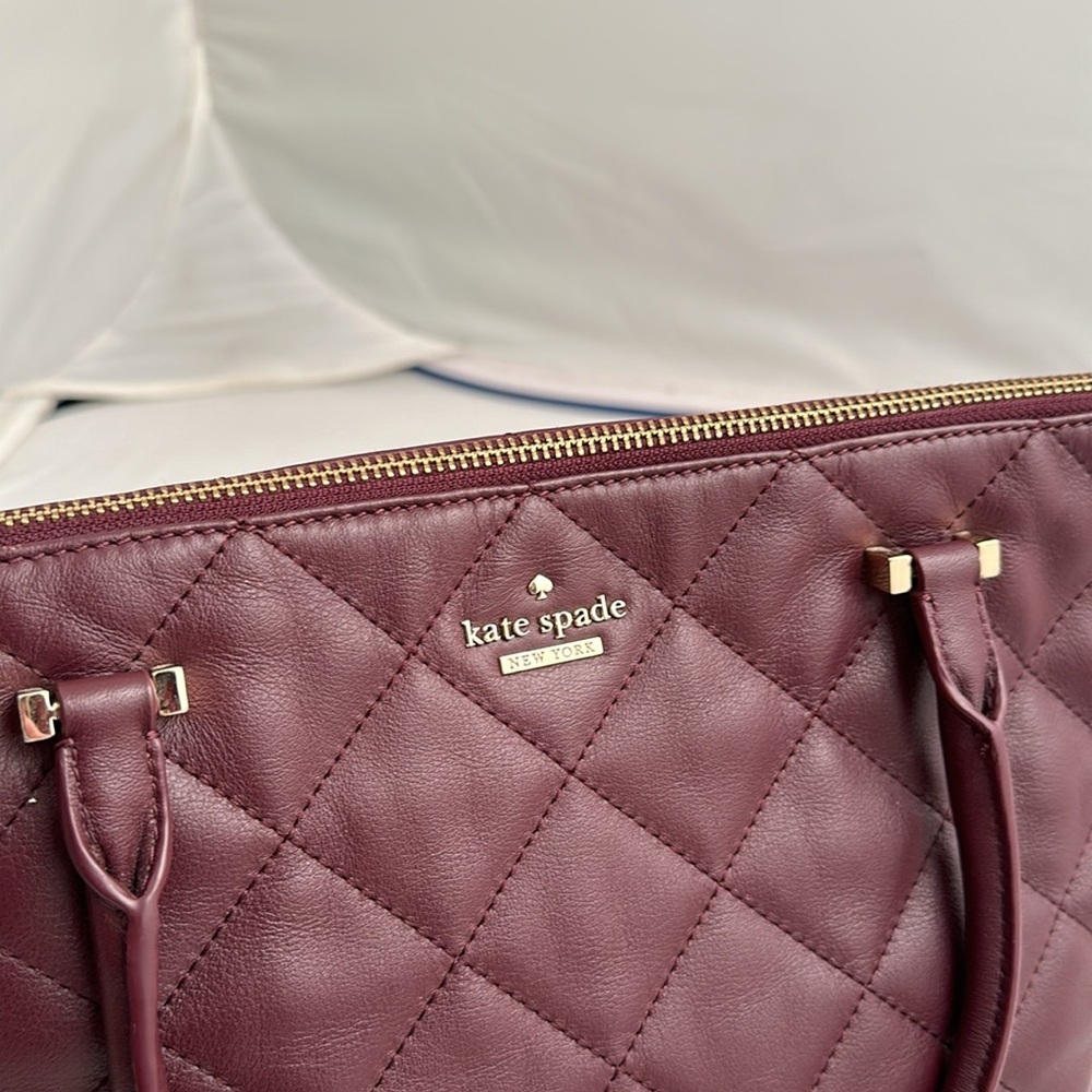 Kate Spade Emerson Place small Gina mulled wine tote bag - Picture 5 of 14